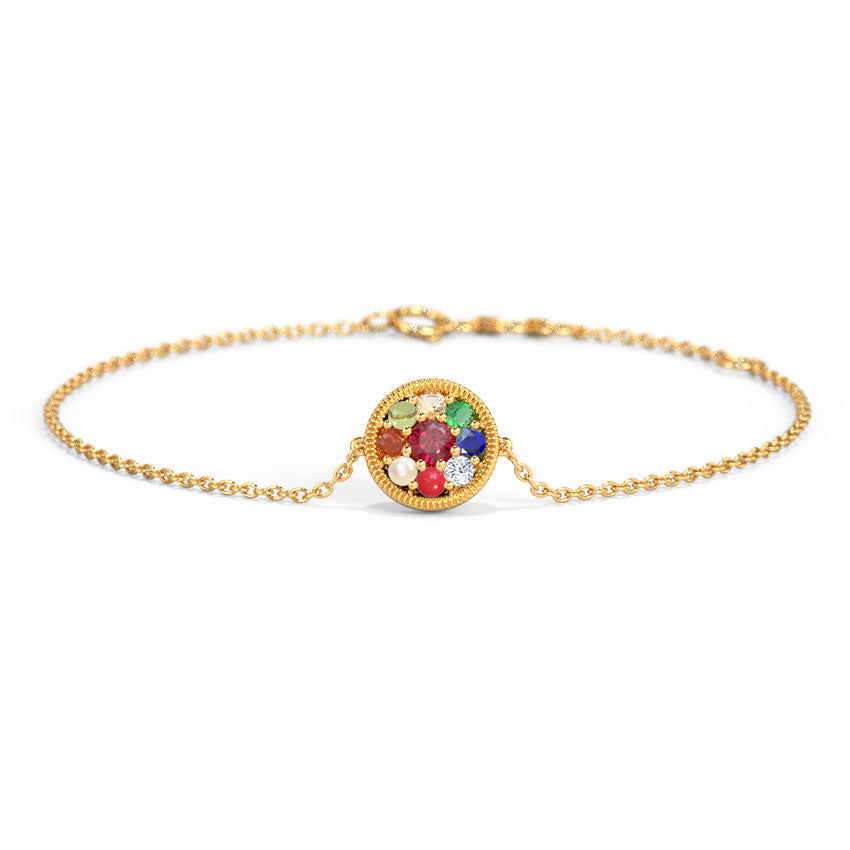 Ishira Navratna Gemstone Bracelet