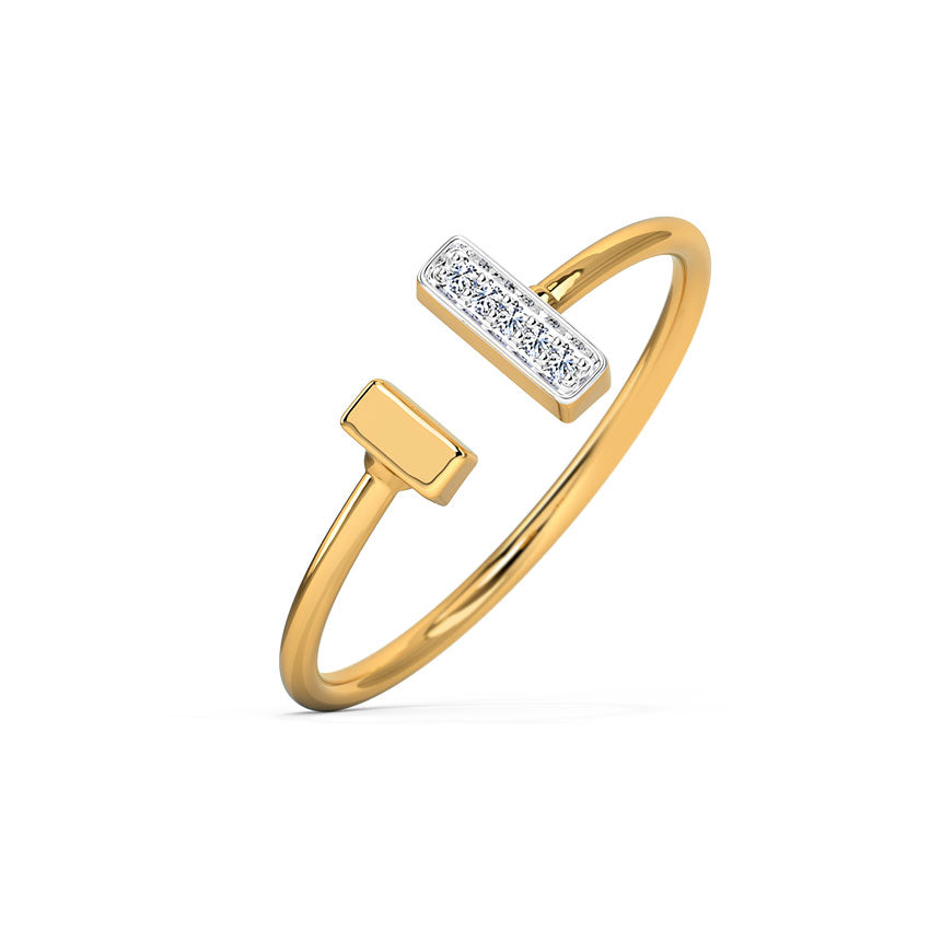 Elysian Twirl Diamond Ring