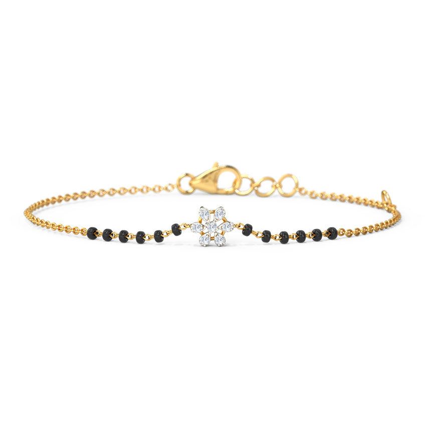 Zaira Diamond Mangalsutra Bracelet