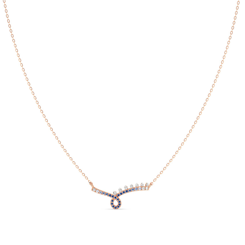 Subdued Shine Gemstone Necklace