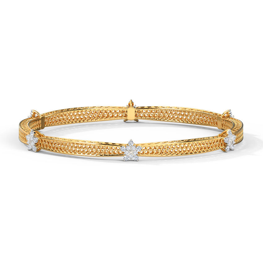 Celeste Mesh Diamond Bangle