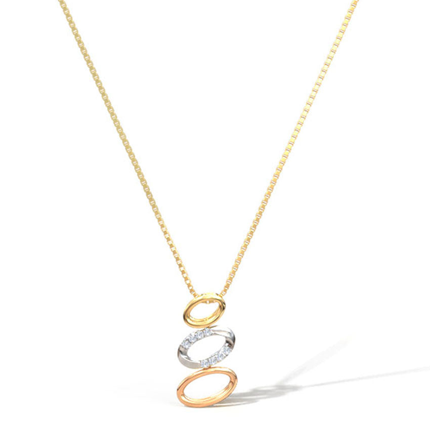 Audrey Oval Diamond Necklace