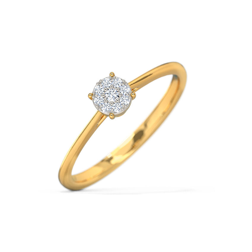 Graceful Quad Diamond Ring