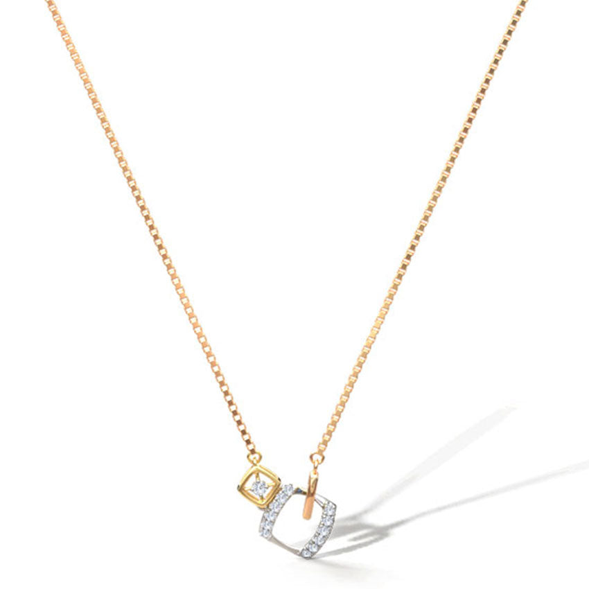 Juliet Geometric Diamond Necklace
