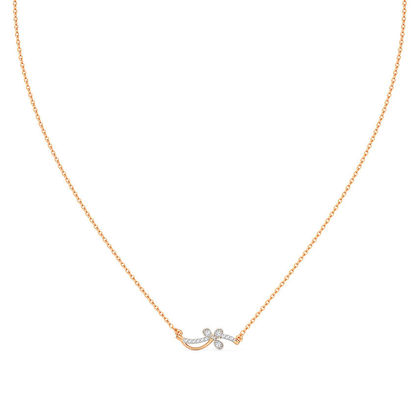 Florid Diamond Necklace