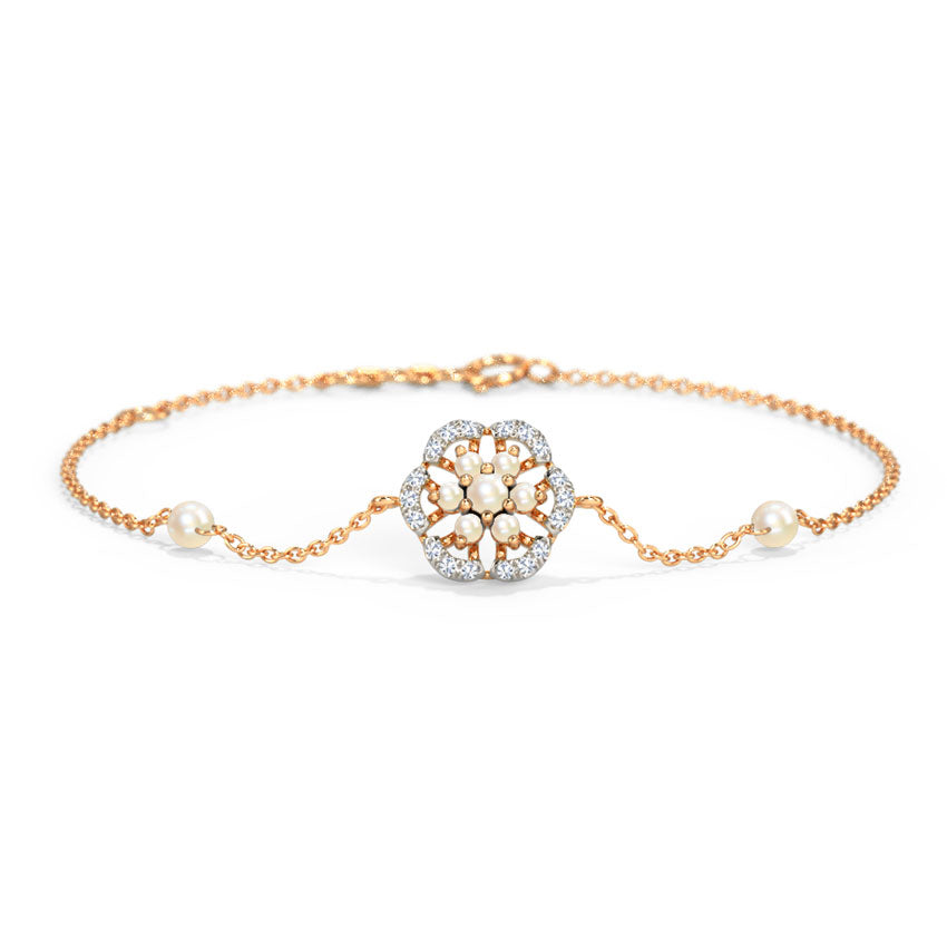 Elara Flora Pearl Bracelet