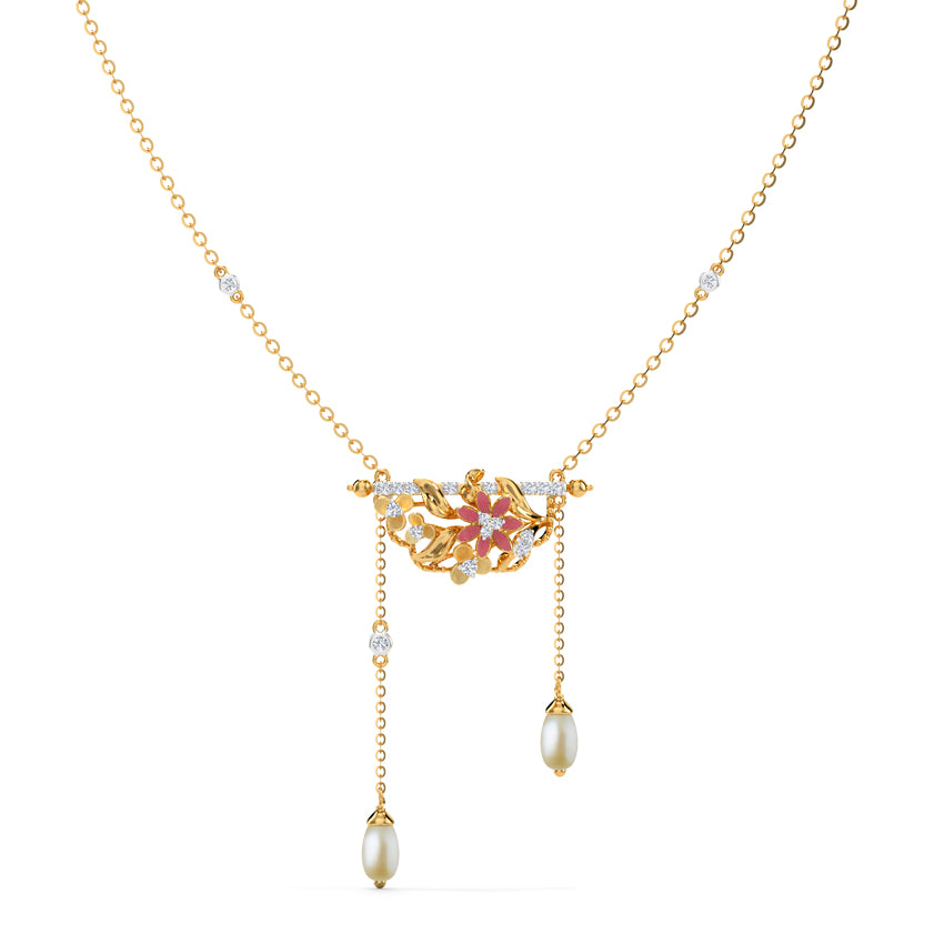 Petals of Poise Pearl Necklace