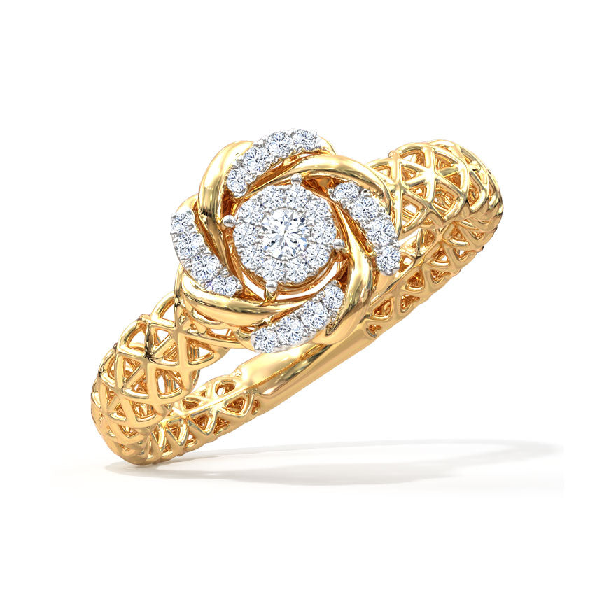 Twist Harmony Diamond Ring