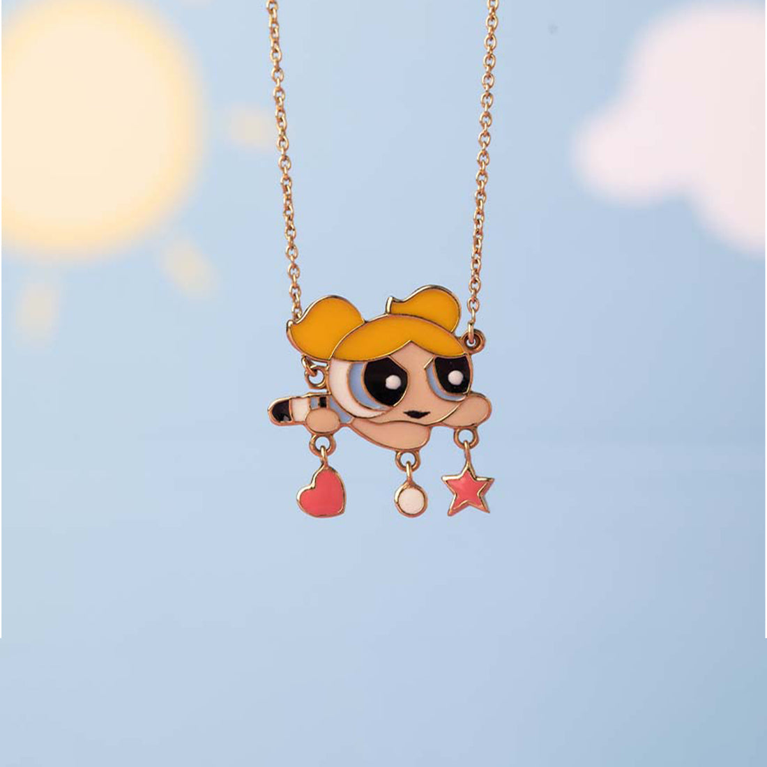 Charming Bubbles Kids' Gold Necklace