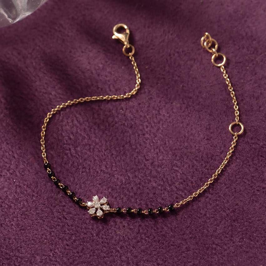 Zaira Diamond Mangalsutra Bracelet