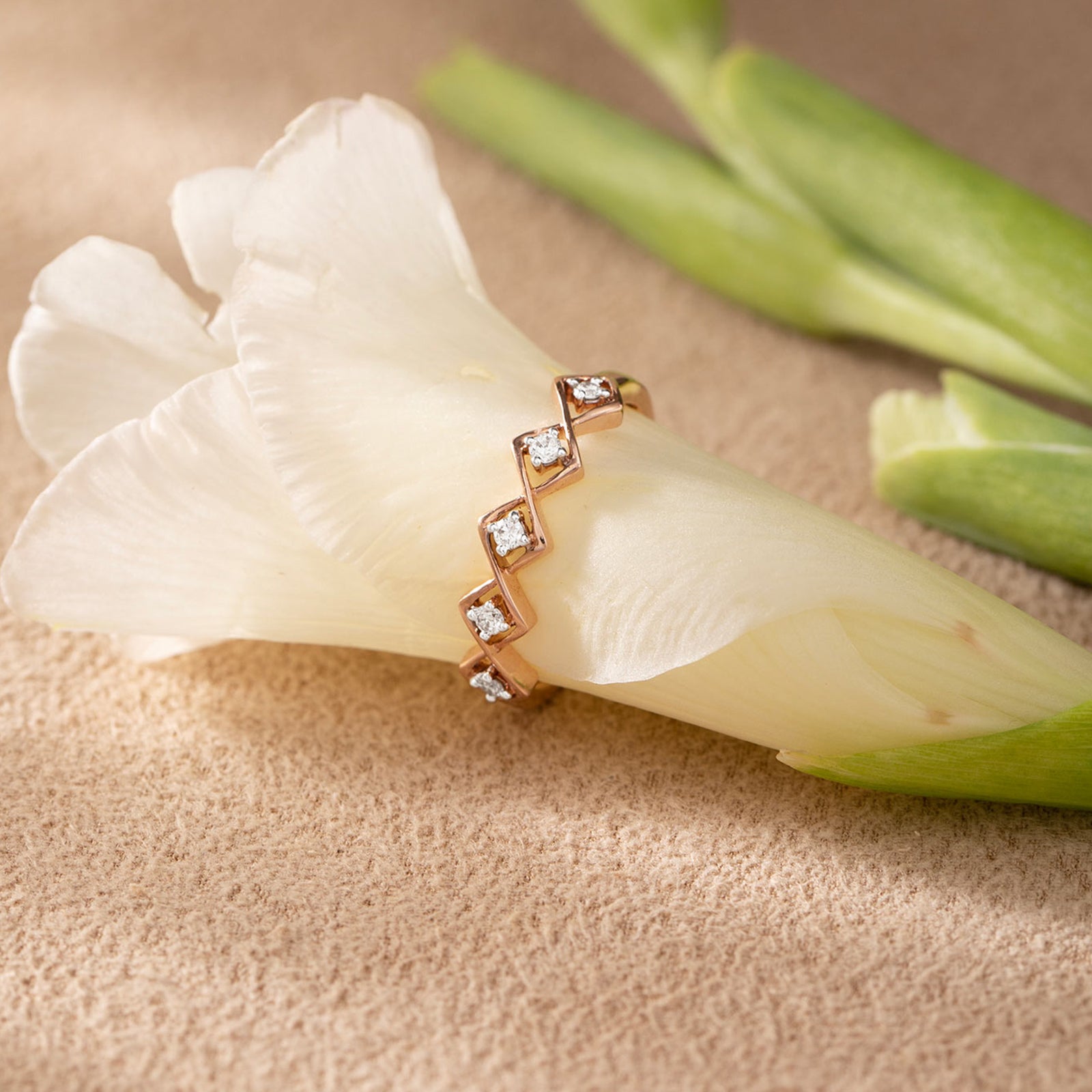 Radiant Quartet Diamond Band