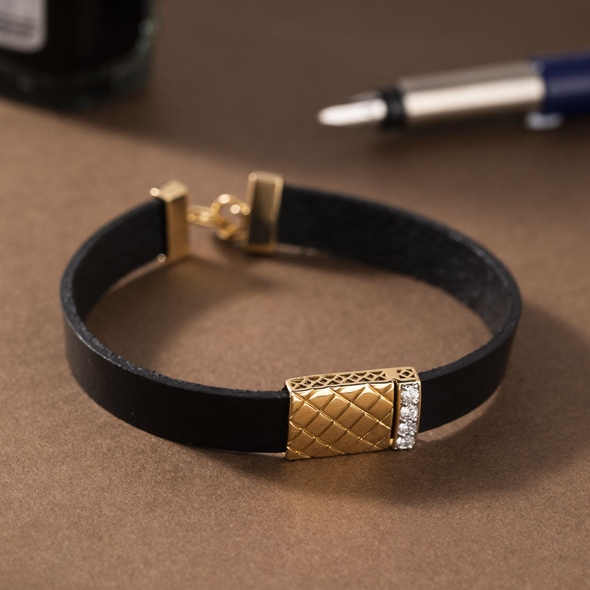 Titan Brad Diamond Bracelet for Men