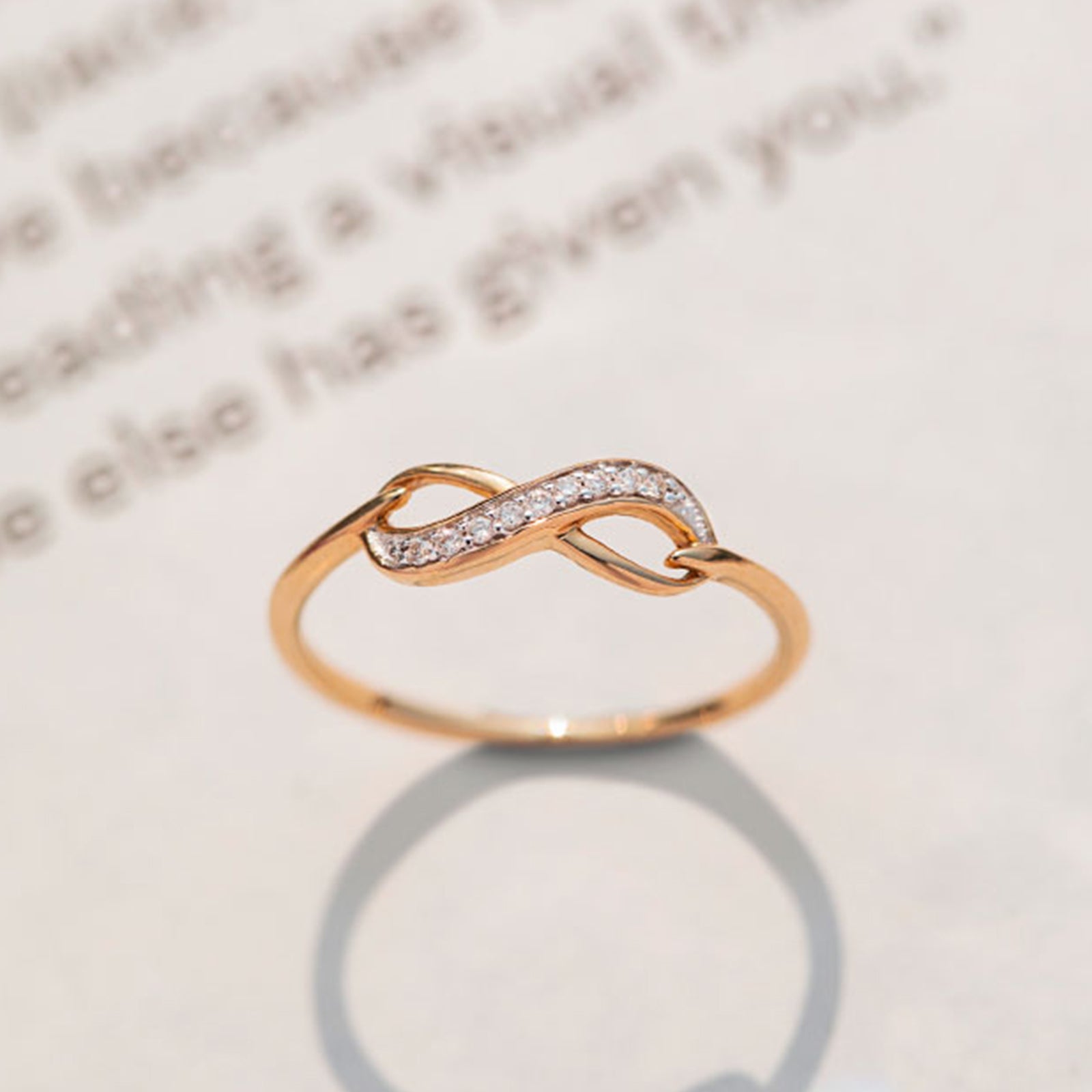 Timeless Infinity Diamond Ring