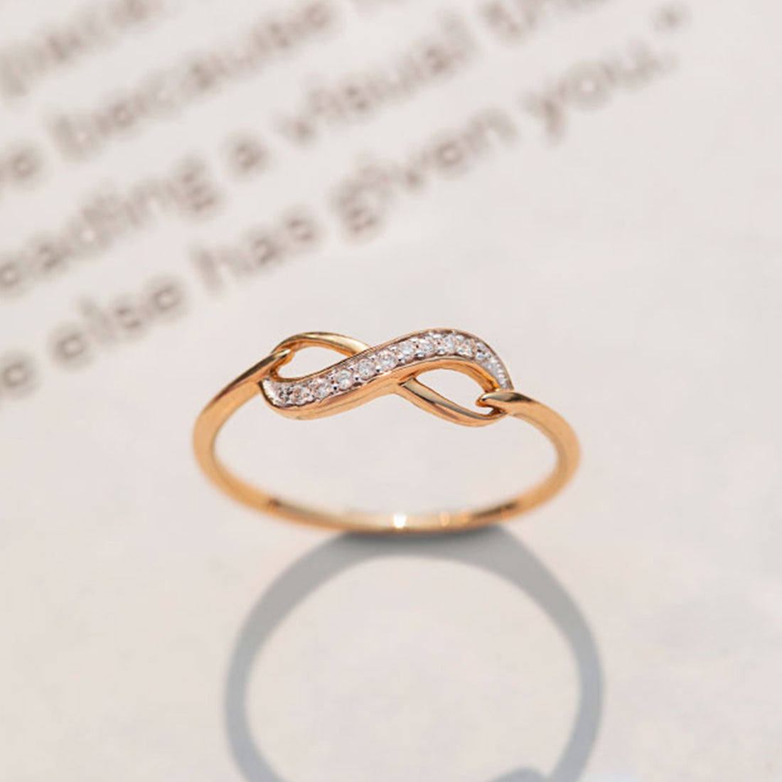 Timeless Infinity Diamond Ring