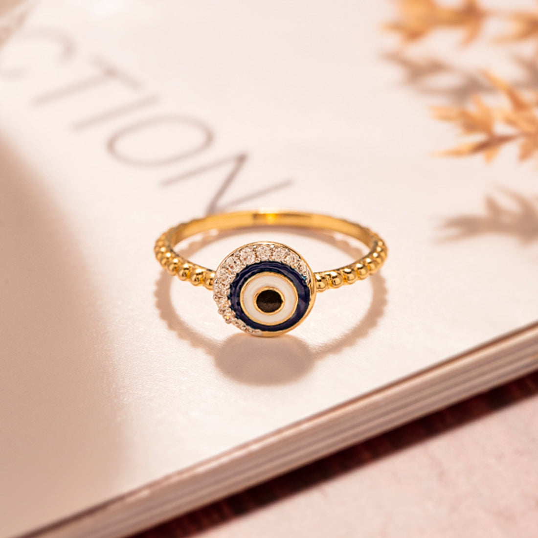 Aurora Evil Eye Diamond Ring
