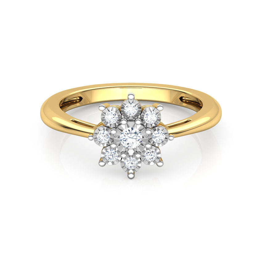 Radiant Cluster Diamond Ring