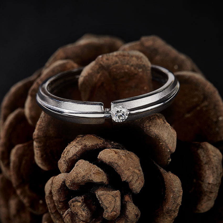 Titan Edge Platinum Ring