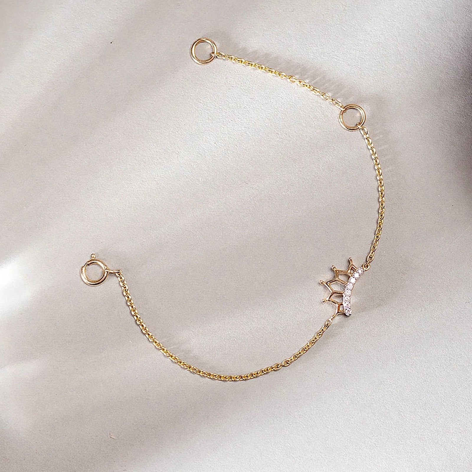 Tiara Crown Kids' Diamond Bracelet
