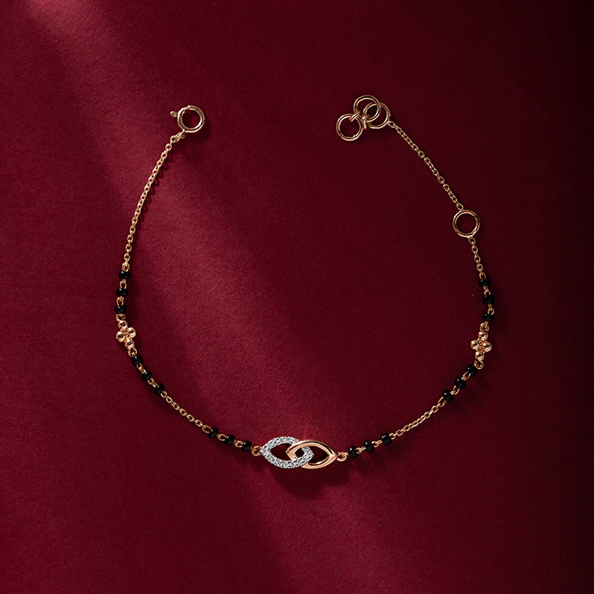 Tanira Diamond Mangalsutra Bracelet