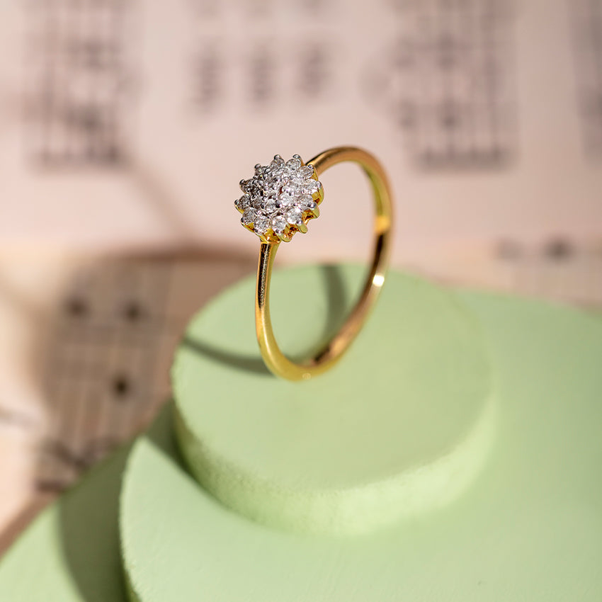 Aurora Glow Diamond Ring