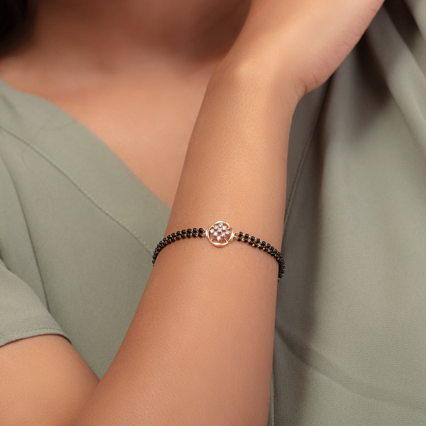 Viha Diamond Mangalsutra Bracelet