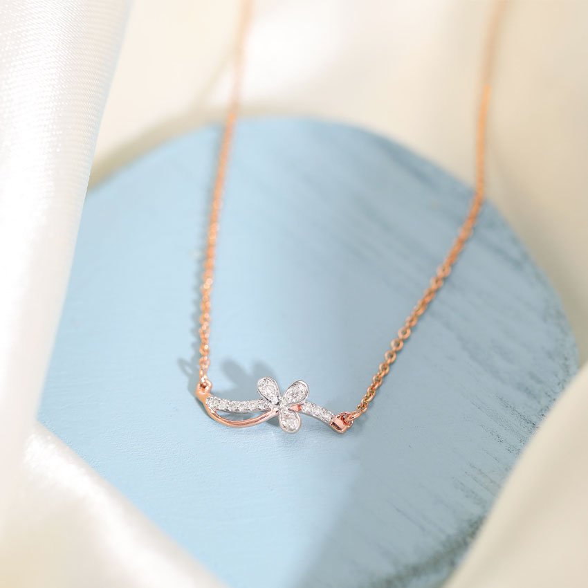 Florid Diamond Necklace
