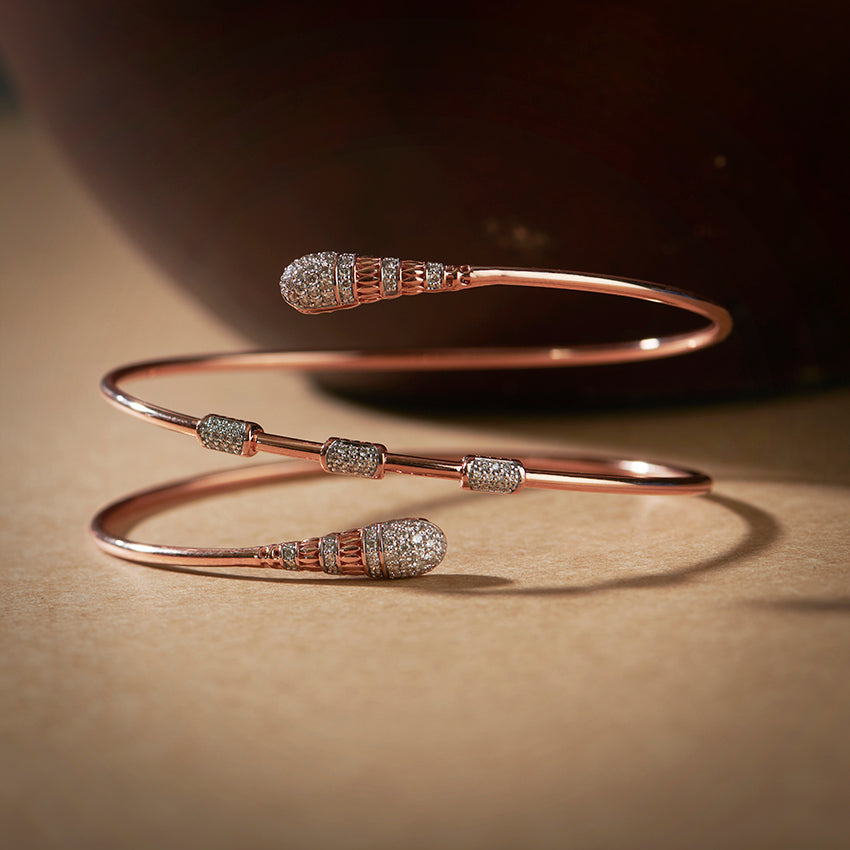 Celeste Twirl Diamond Bracelet