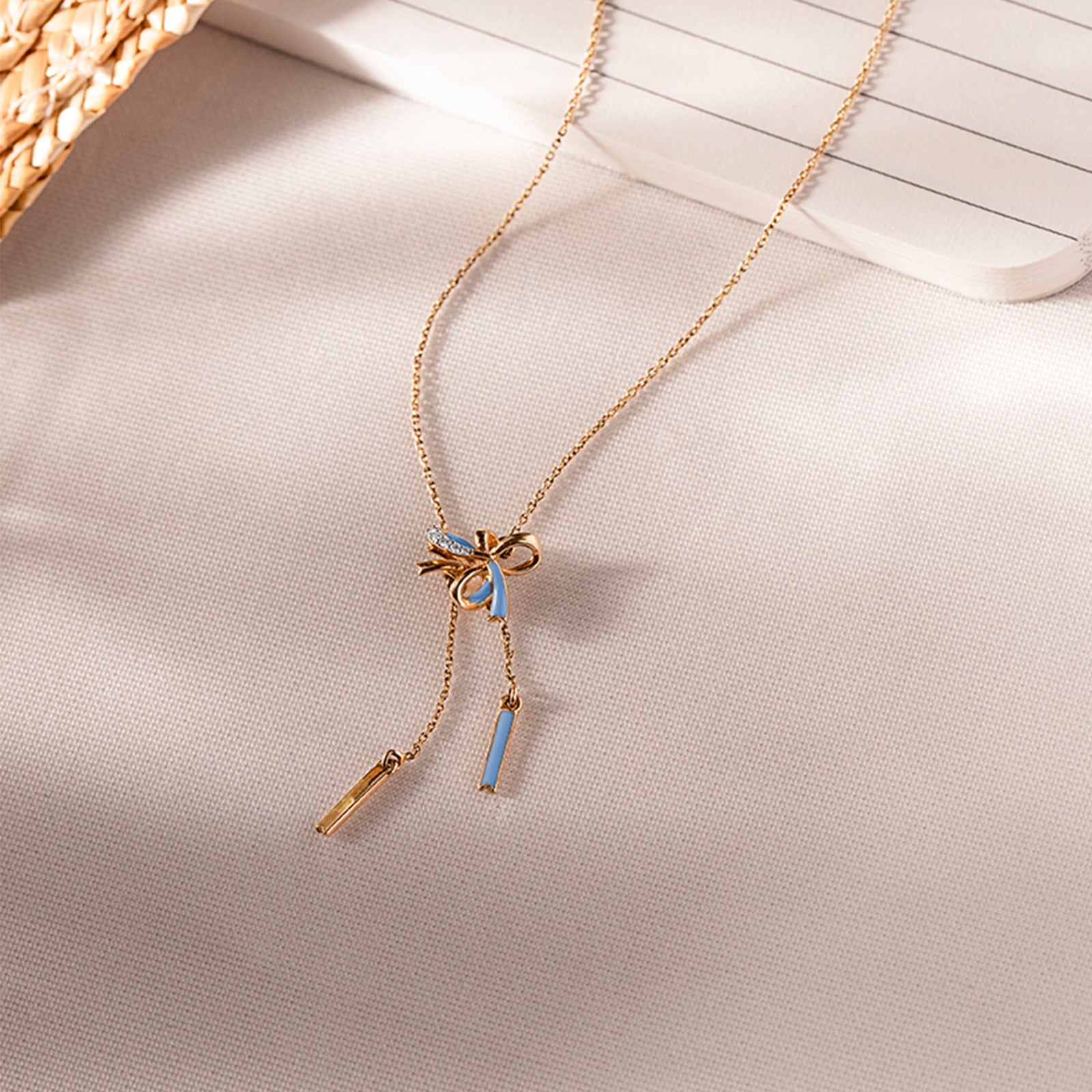 Tassel Dazzle Diamond Necklace