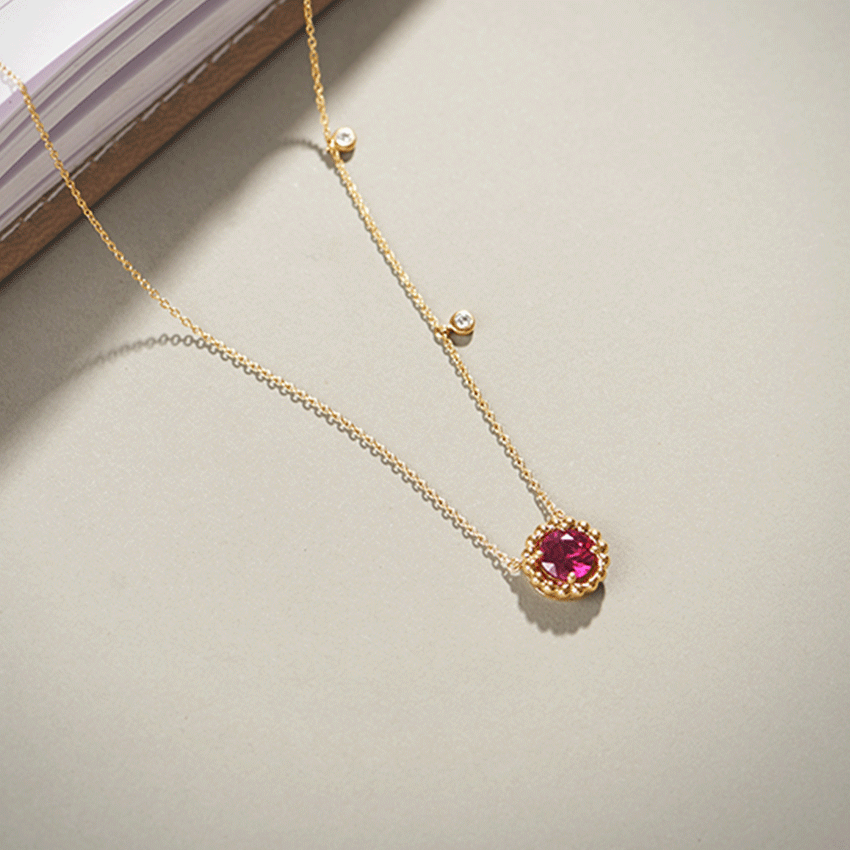 Sharon Gemstone Necklace