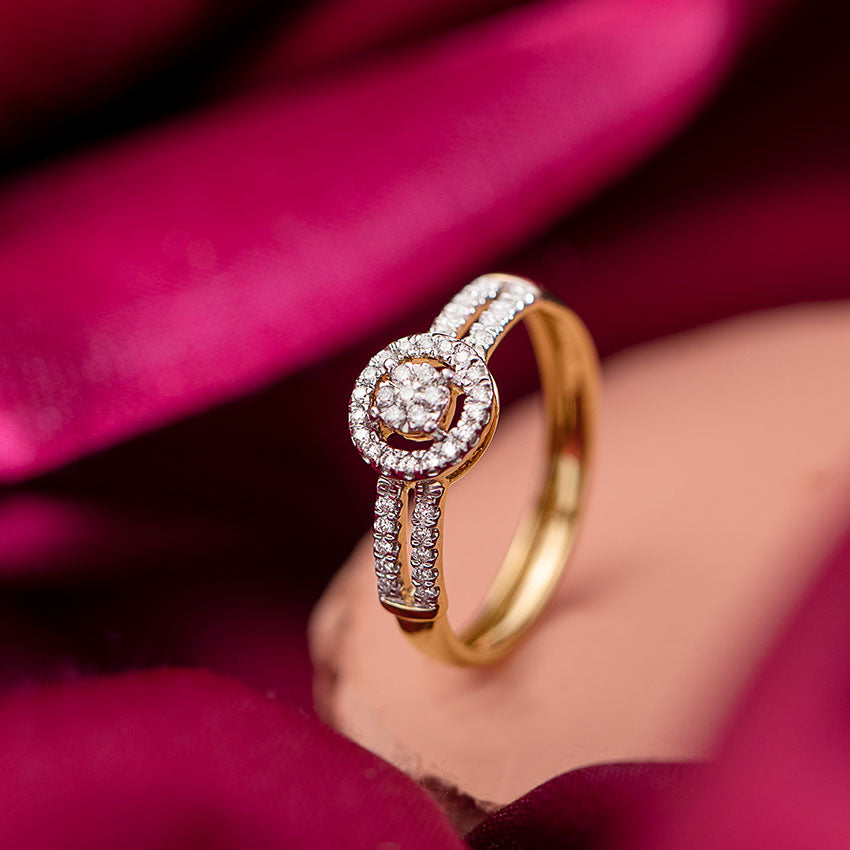 Celestial Halo Diamond Band