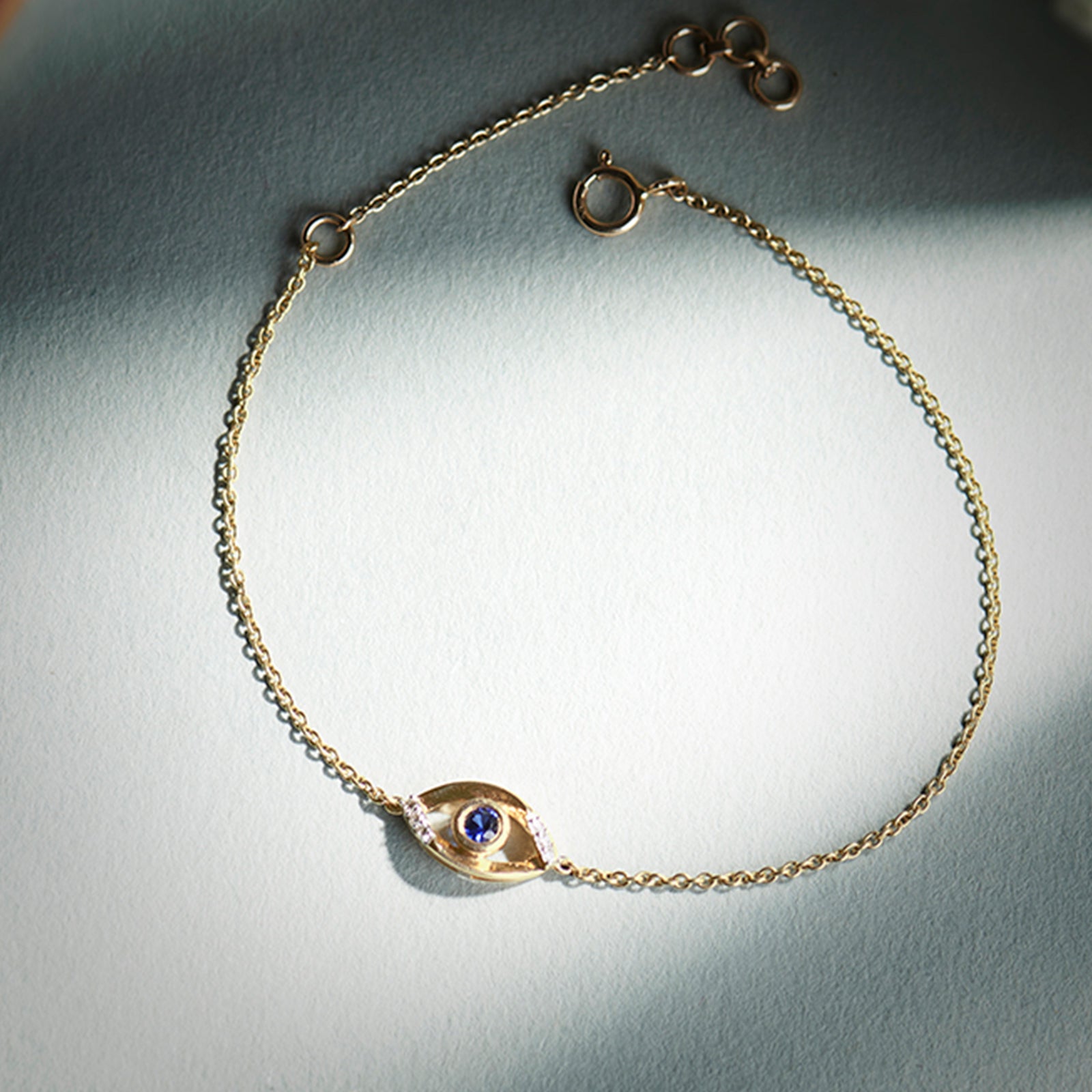 Serena Smart Evil Eye Gemstone Bracelet