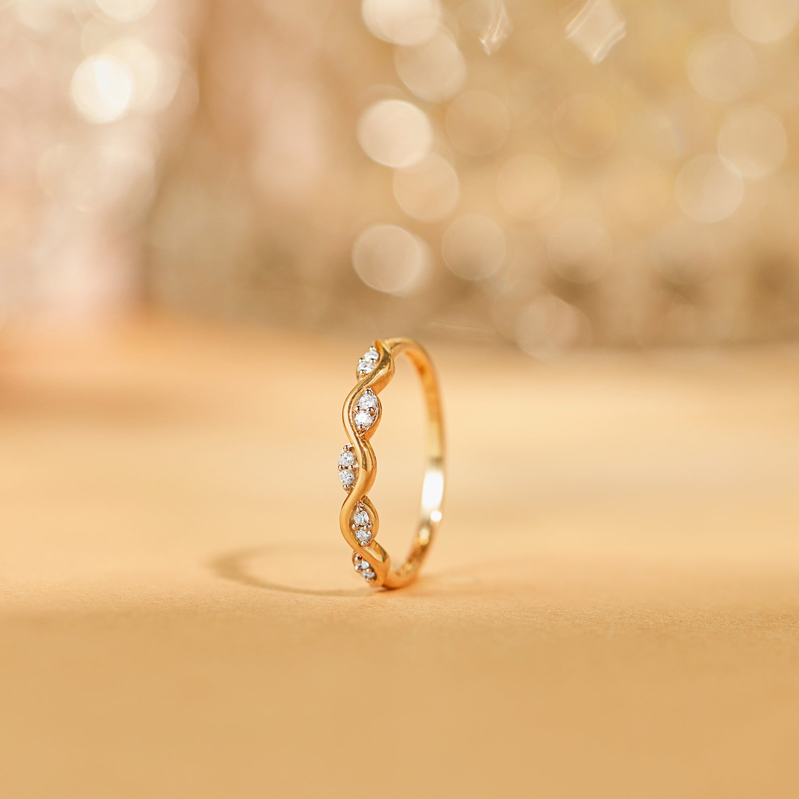 Serene Flow Diamond Band