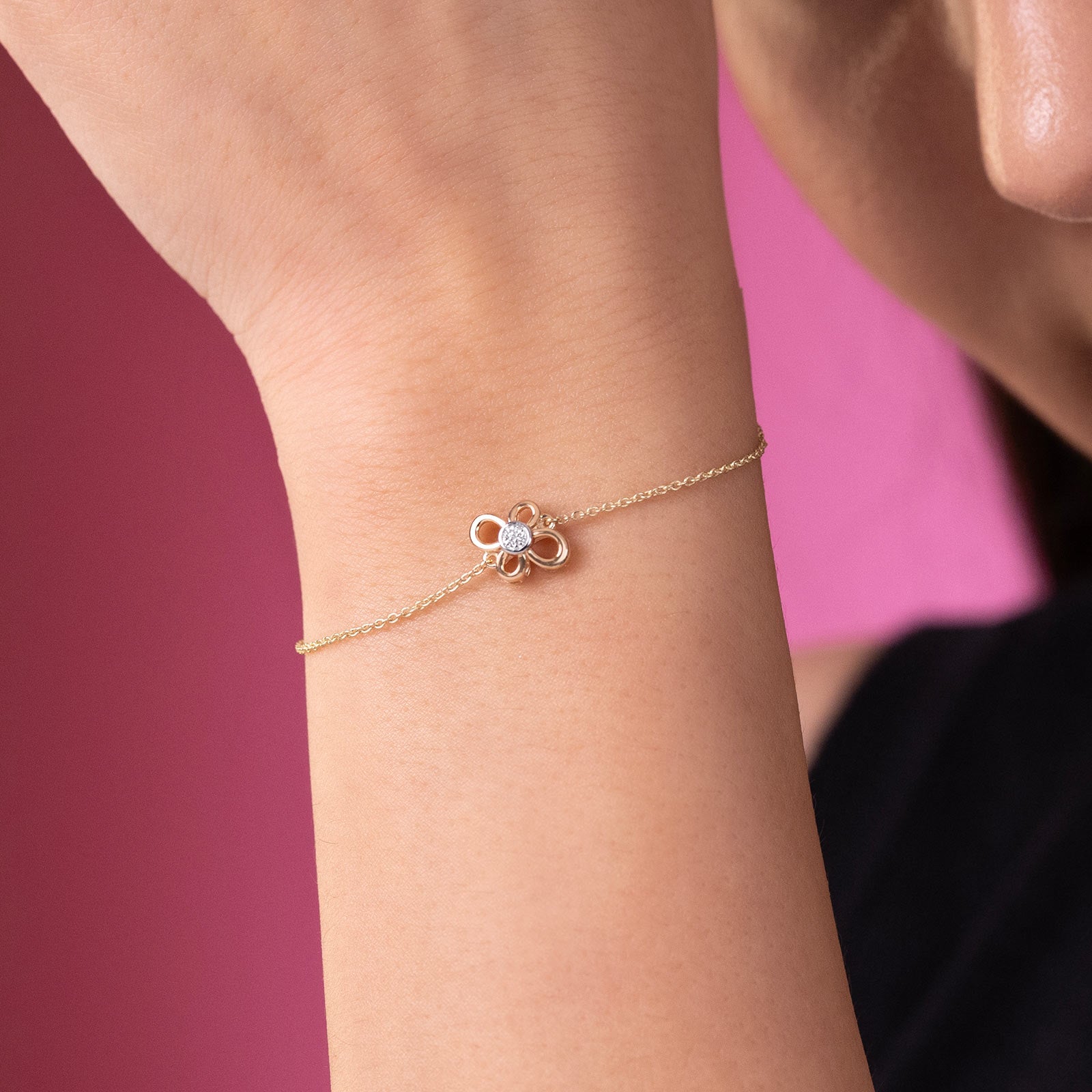 Lyra Blooming Diamond Bracelet