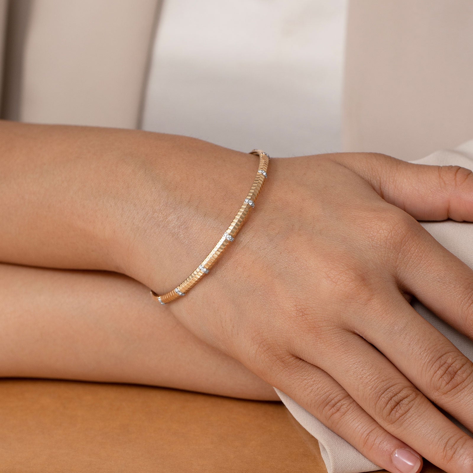 Zafira Diamond Bangle