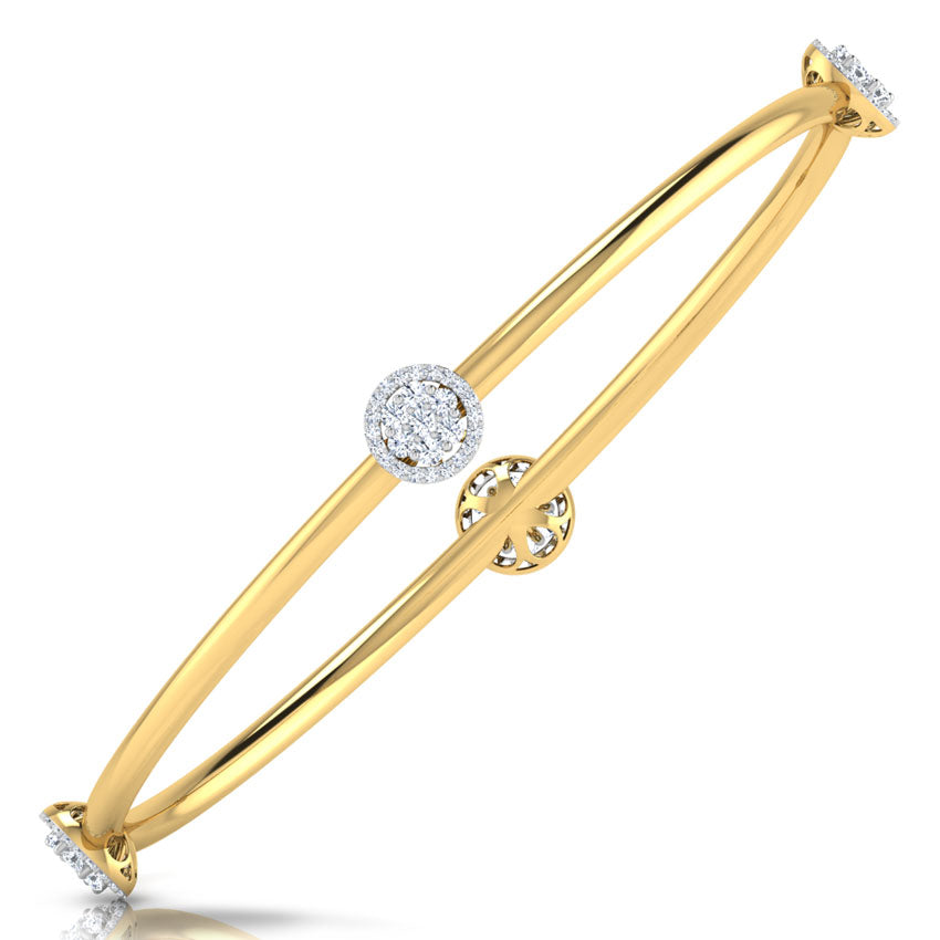 Aurora Seven Stone Diamond Bangle