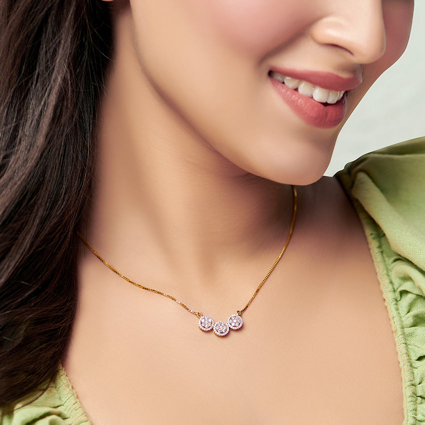 Ashley Seven Stone Diamond Necklace