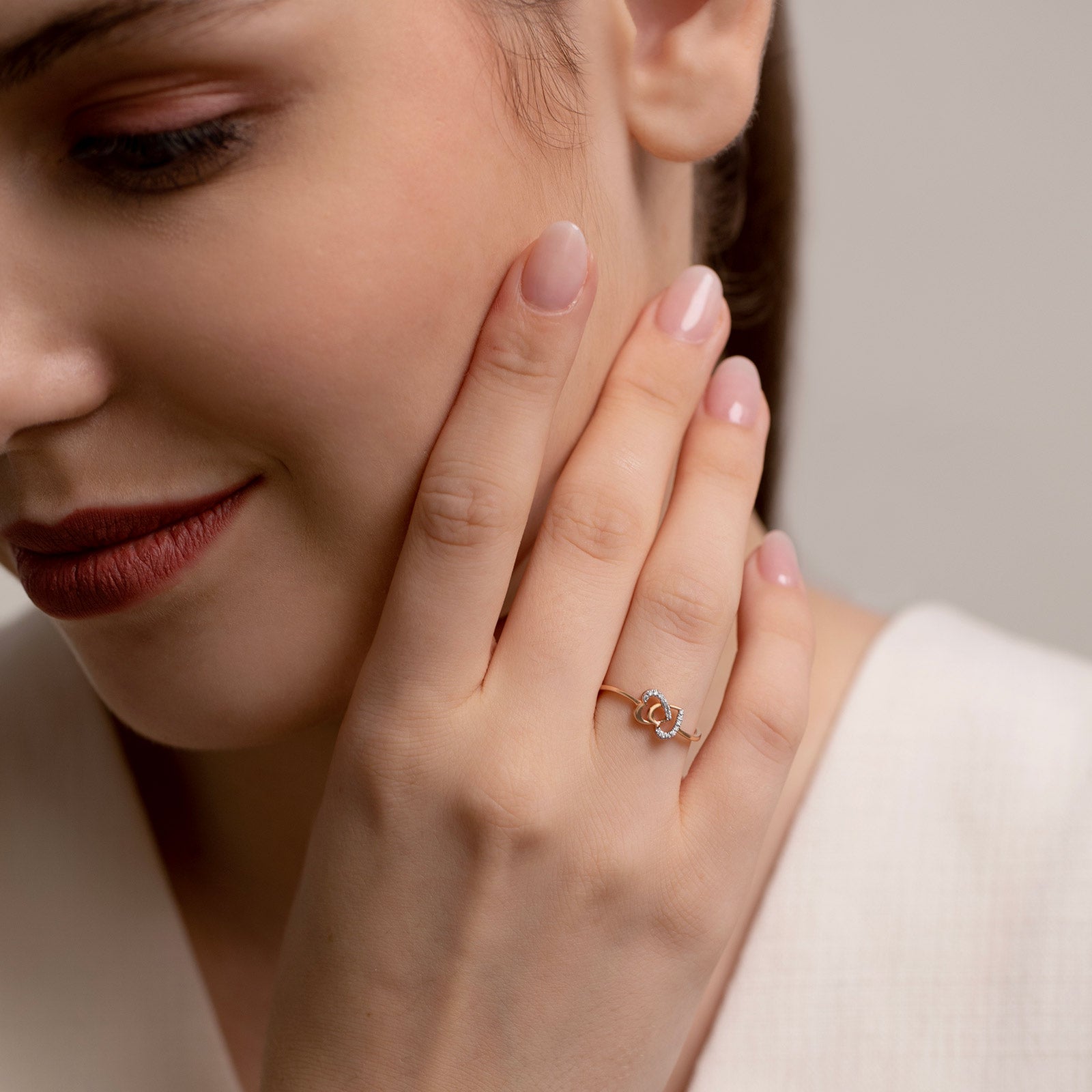 Eternal Embrace Heart Diamond Ring