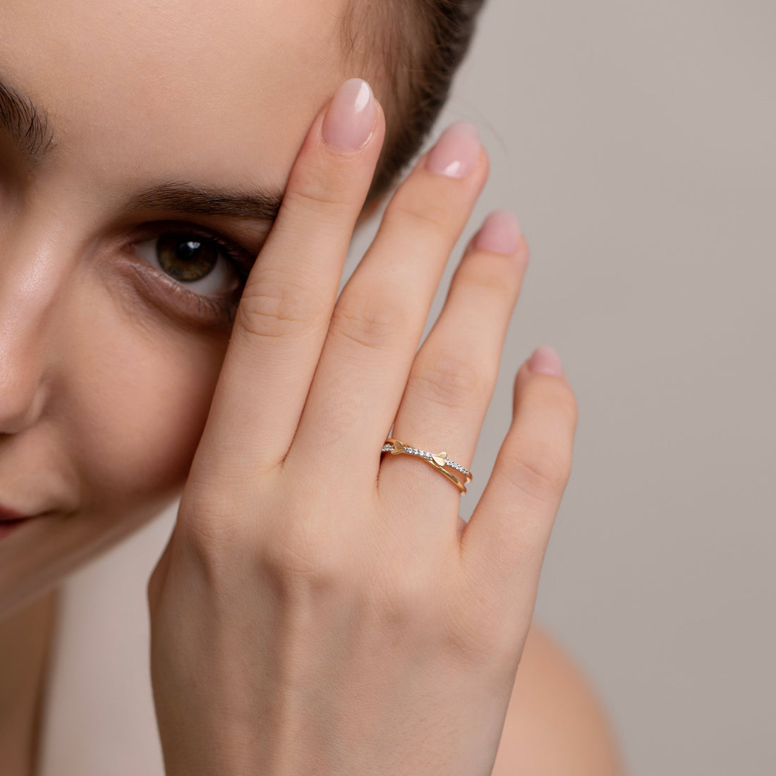 Amore Flutter Diamond Ring