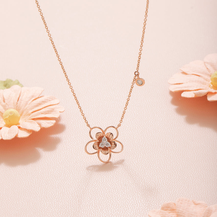 Florence Bloom Diamond Necklace