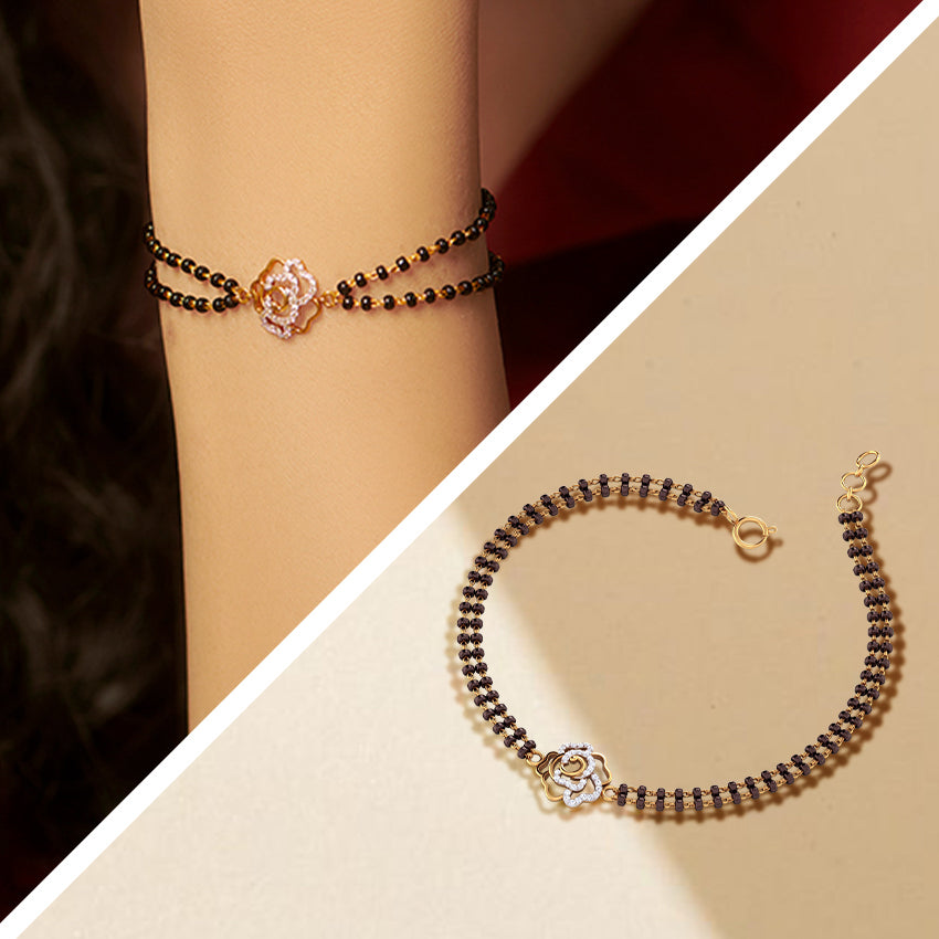 Samaira Diamond Mangalsutra Bracelet