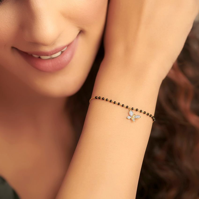 Noor Diamond Mangalsutra Bracelet
