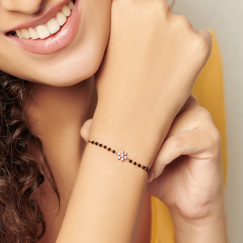 Zaira Diamond Mangalsutra Bracelet