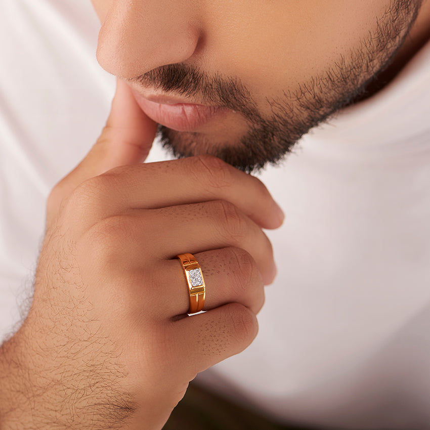 Regal Edge Diamond Ring