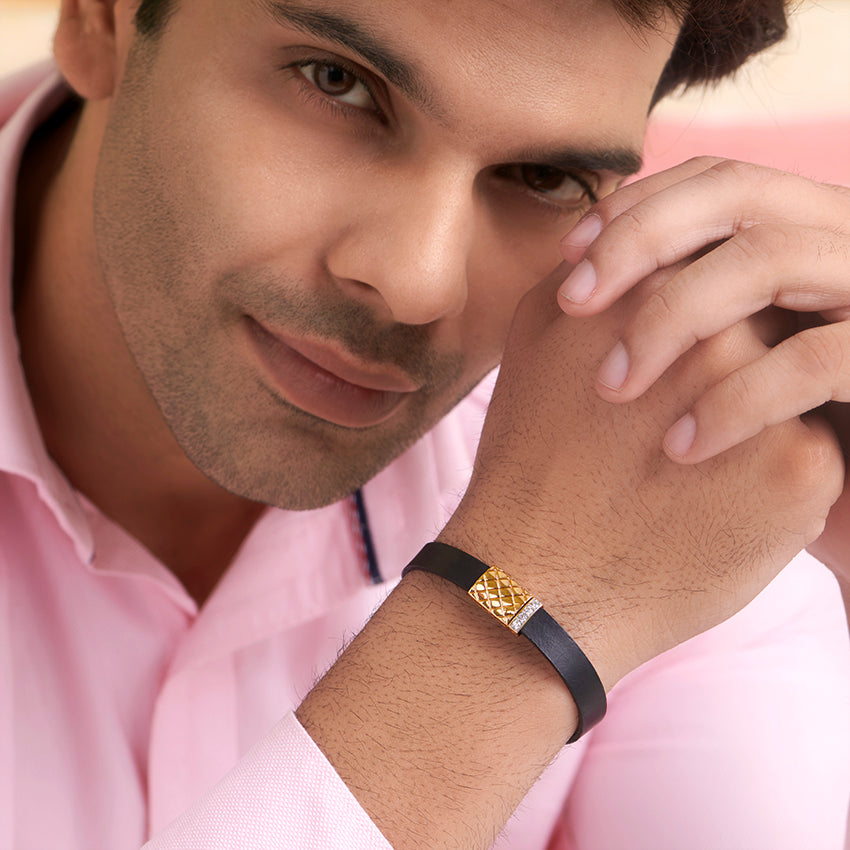 Titan Brad Diamond Bracelet for Men