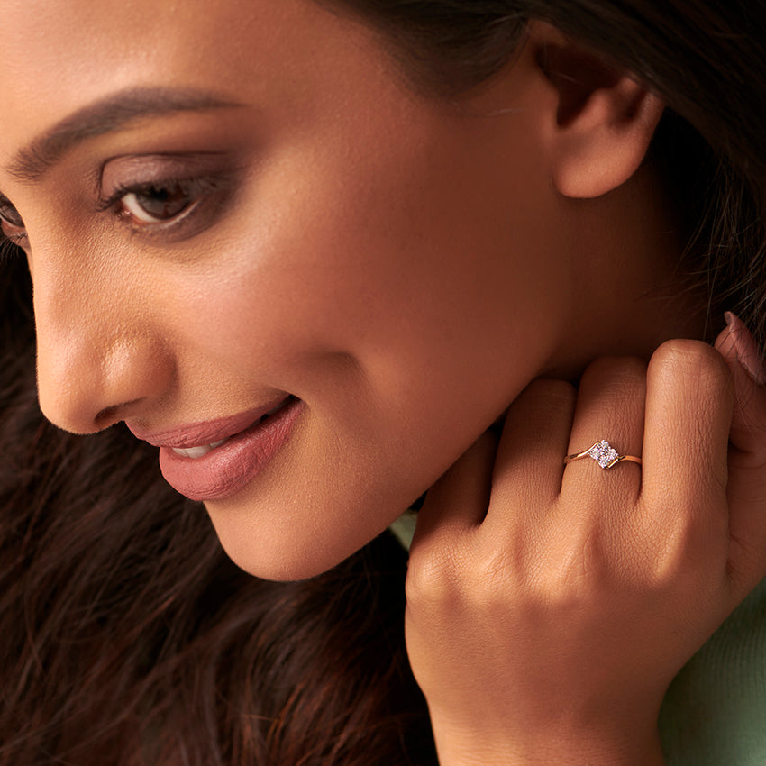 Ethereal Quad Miracle Diamond Ring