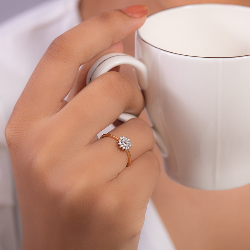 Aurora Glow Diamond Ring