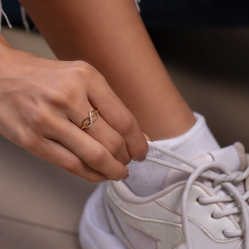 Eternal Grace Twine Diamond Ring