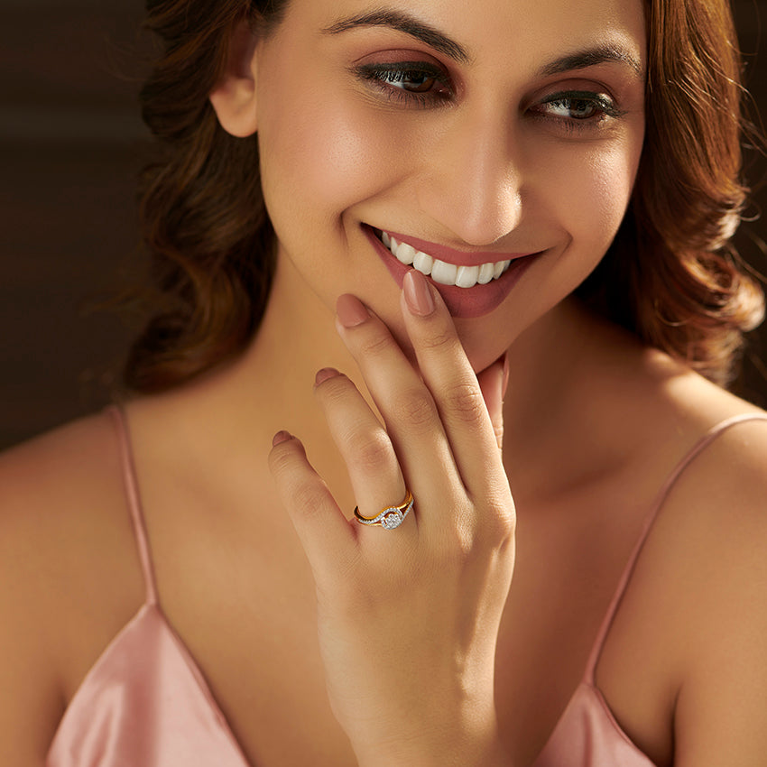 Celestial Bloom Diamond Ring