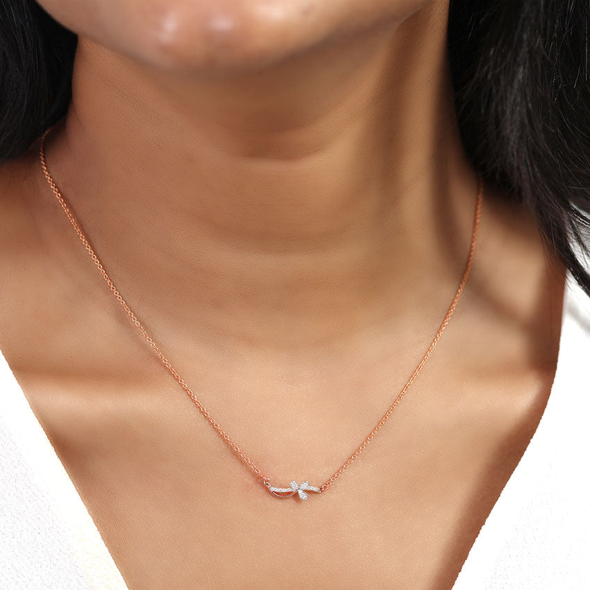 Florid Diamond Necklace