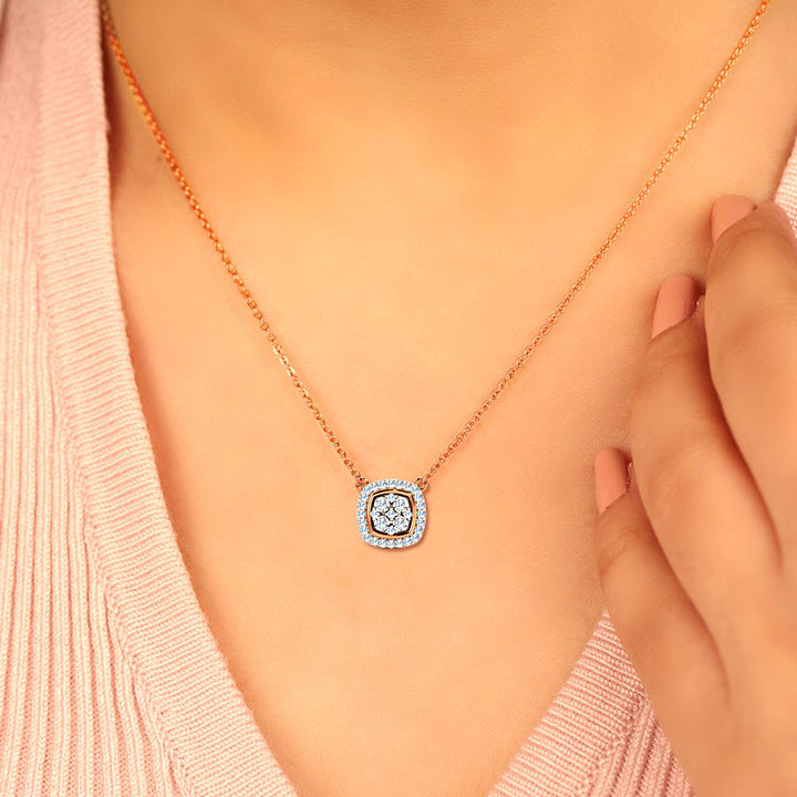 Classic Quad Diamond Necklace